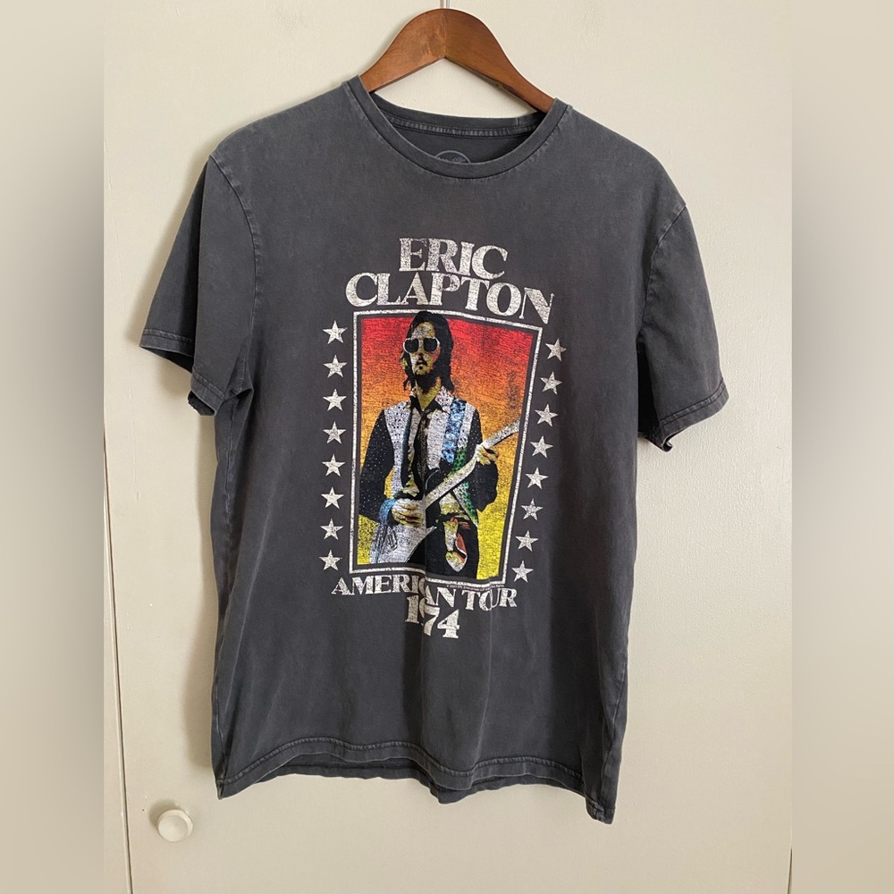 Eric Clapton Graphic Tee - Charcoal
